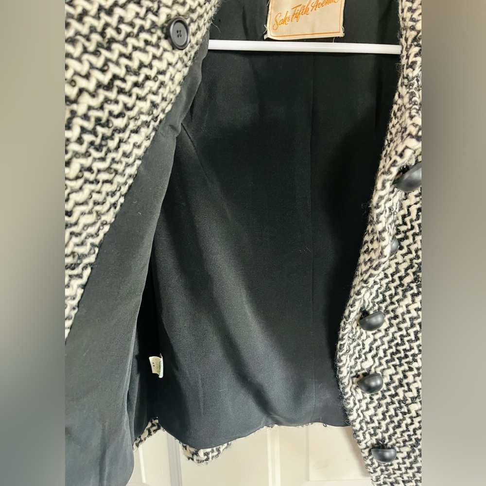 Vintage Saks Fifth Avenue Womens Suit Coat - Picture 6 of 7